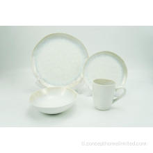 Reactive Glazed Stoneware Dinner Set Tapos na sa Glossy